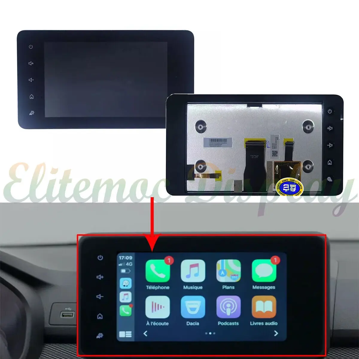 

OEM LCD Display Touch screen Navigation Radio for 2020 2021 2022 2023 Dacia Sandero 3 Jogger Logan Renault Taliant Repair