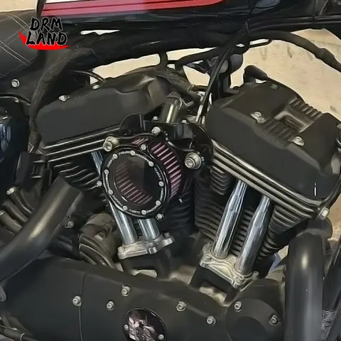 Motorcycle Air Filter Intake Cleaner System Kits Sportster XL883 XL1200 Iron 883 Forty-Eigh Seventy-Two 1991-2021 For Harley