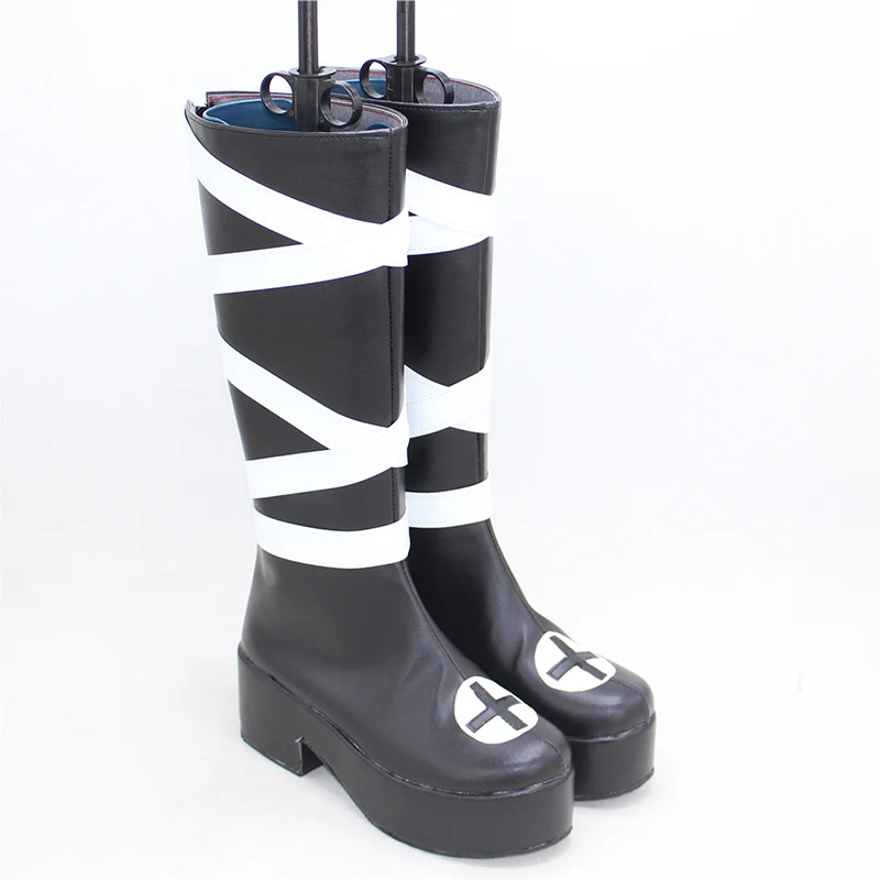 Botas de Cosplay de Anime Hunter X Hunter, Chrollo Lucilfer, zapatos Kulolo lushilufelu, zapatos hechos a medida, accesorios de fiesta de Carnaval de Halloween