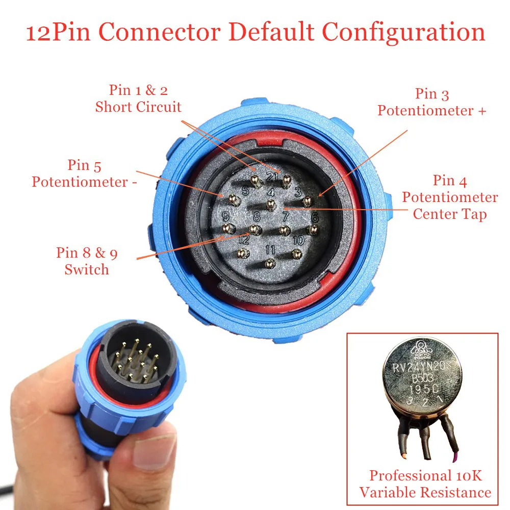 Imagem -03 - Máquina de Solda com Controle Remoto Interruptor de Pedal da Corrente Cabo de 12 Pinos 4m 13ft para Tig Pulso ac dc Soldador