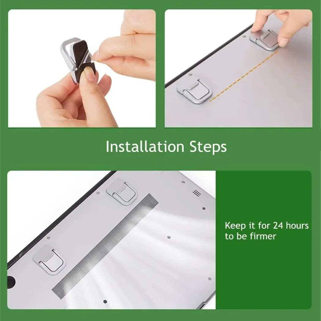2pcs Aluminum Alloy Laptop Accessories Laptop Stand for Computer Holder Mini Portable Legs for Macbook Computer Stand image 6