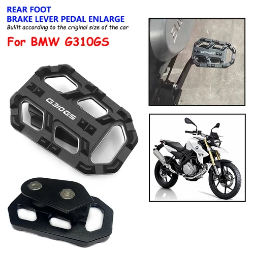 Imagen 1 del producto Pedal de palanca de freno trasero, extensión de clavija de freno trasero, extensor de almohadilla, accesorios para BMW G310GS G 310GS 2017-2019 2020 2021