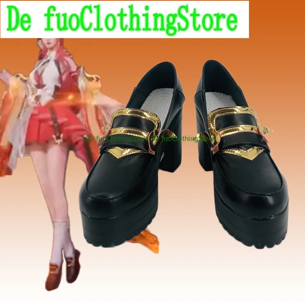 

Defuo Honor Of Kings Diaochan Invoking Spirit Phantom Cosplay Shoes Anime Game Role-playing Shoes And Boots Halloween Party