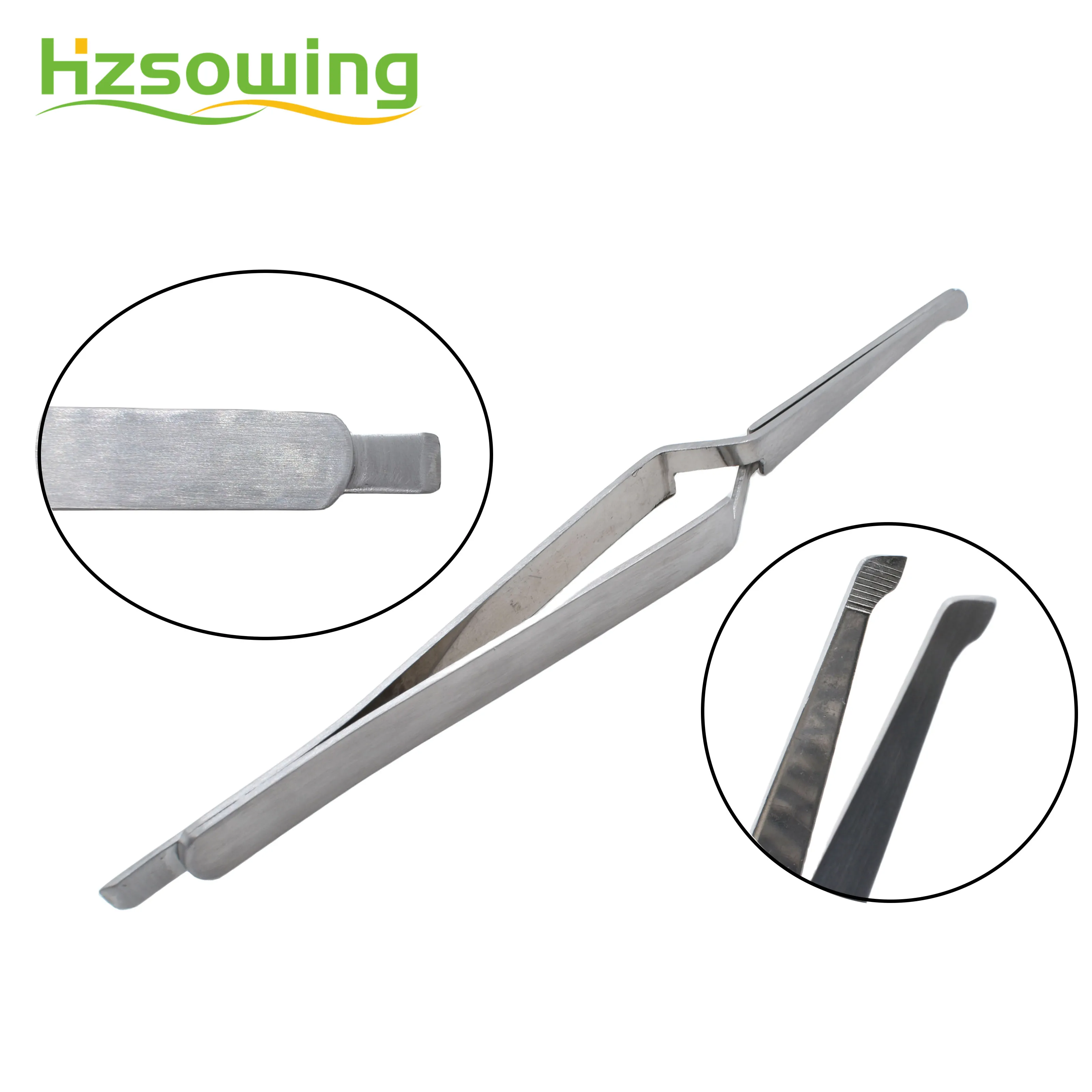 

Bracket Tweezers Holder Dentistry Istrument Orthodontic Stainless Steel Serrated Tweezers Plier for Teeth Care Tools