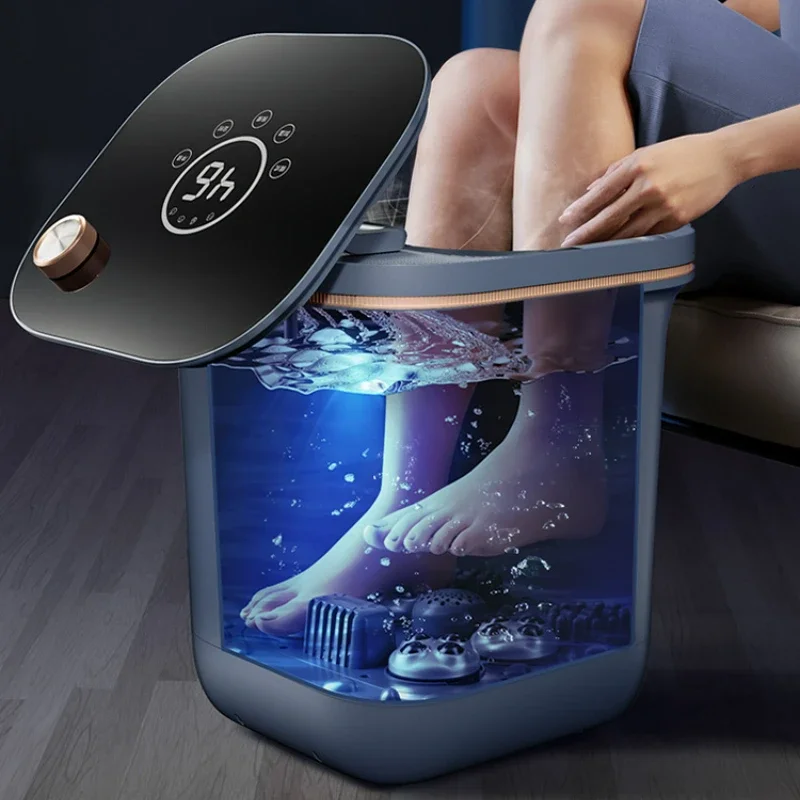 Tempering Touch Screen Foot Bath Bucket Constant Temperature Foot Bath Heated Automatic Electric Massage Foot Washing Machine