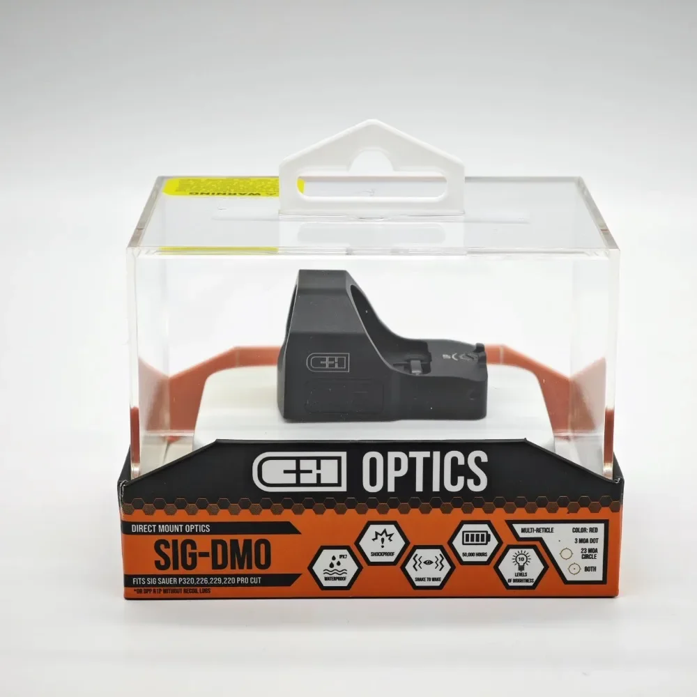 

Tactical C&H SIG-DMO Red Dot Reflex Sight 3 MOA Red Dot Multi-Reticle for Pistol Hunting with P320,226,229,220 Pro Cut