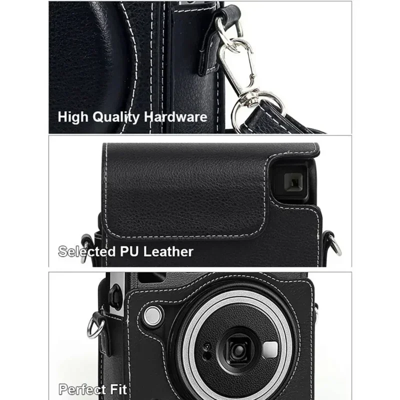 Für fujifilm instax square sq40 Instant-Fotografie-Tasche pu Leder Aufbewahrung tasche Kamera tasche verstellbare Riemen Schutzhülle