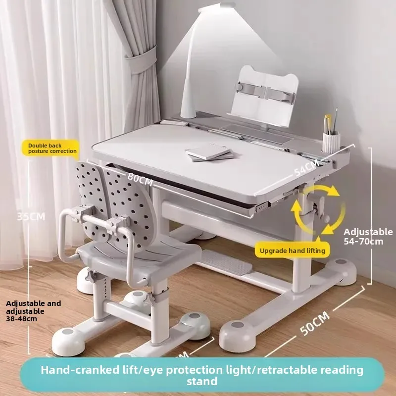 مكتب غرفة الأطفال الابتدائية الصغيرة للأطفال مجموعة كراسي طاولات أثاث اللوازم المدرسية دراسة الفصول الدراسية للطلاب #6
