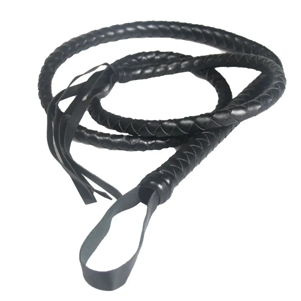 1 قطعة المجاذيف الردف الحصان سوط المحمولة مع مقبض مؤشر تدريب الفروسية 1.8 متر الجلود سباق ركوب المحاصيل #1