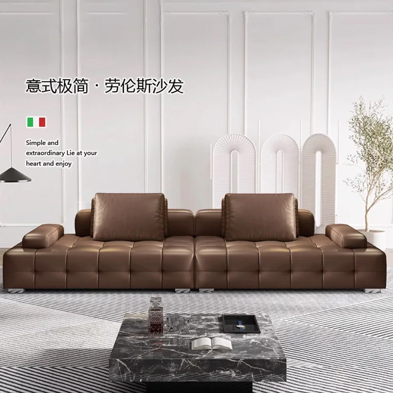 Sofa aus verdicktem Rindsleder