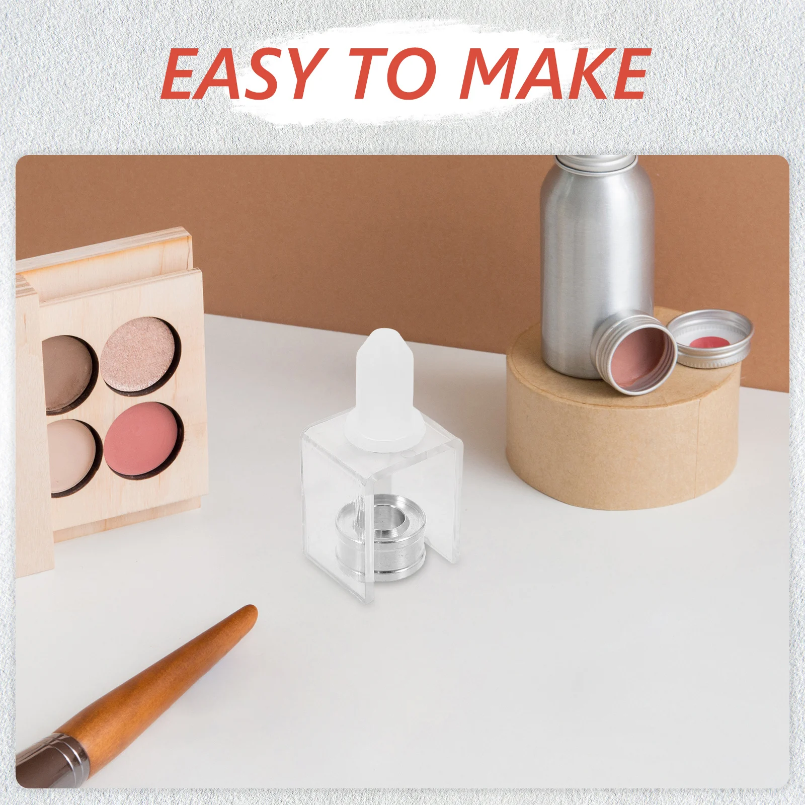 แม่พิมพ์ลิปสติกซิลิโคน 1 ชุด แบบรูเดียว ทนทาน ใช้ซ้ำได้ ง่ายต่อการทำเอง ชุดทำลิปสติกสำหรับหลอดขนาด 12.1 มม.