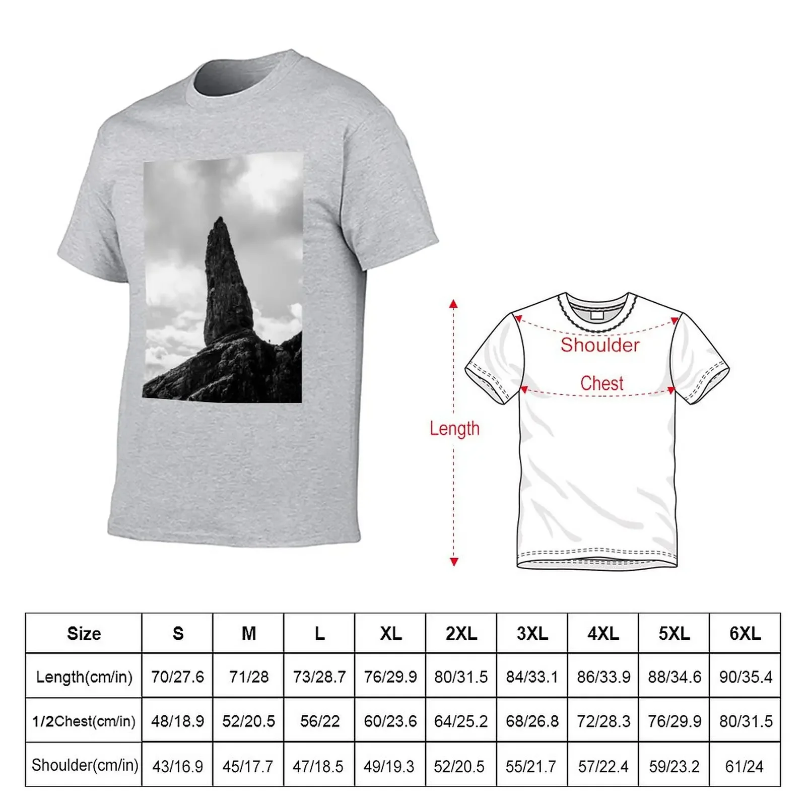 Old Man of Storr T-Shirt summer tops boys whites fitted t shirts for men