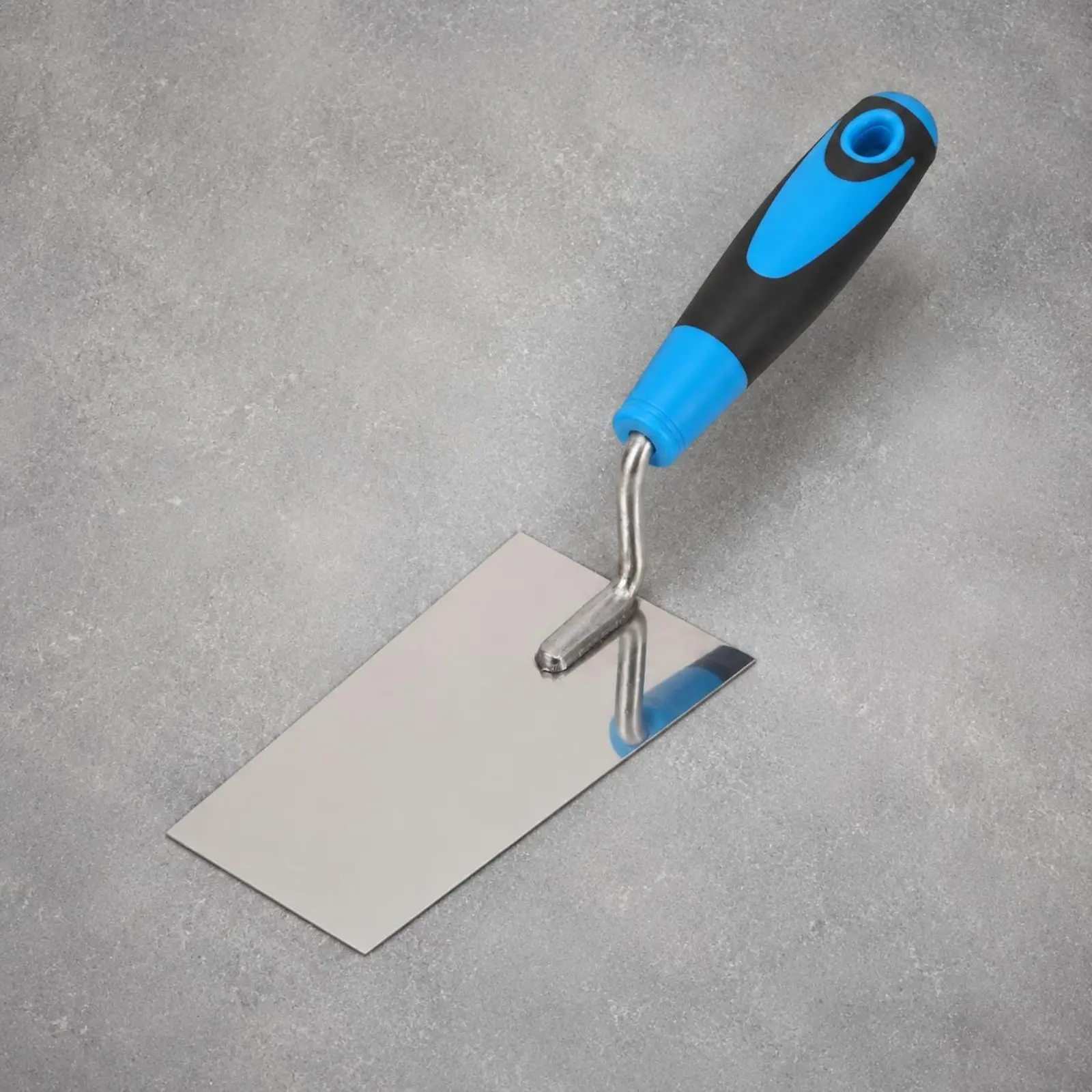 Stainless Steel Masonry Trowel Flat Blade Curved Shank Trowel