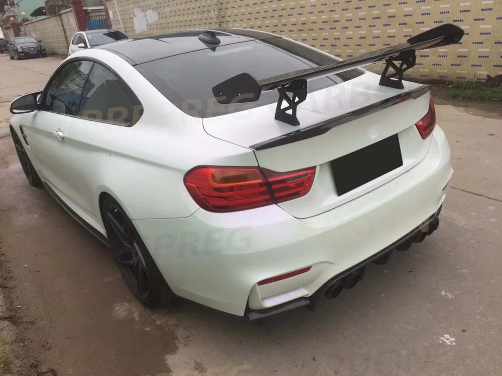 

Universal Car Body Kits Carbon Fiber Car Racing Rear Trunk Spoiler Wings for BMW 1M M3 E82 E92 E93 F30 F10 Sedan Coupe