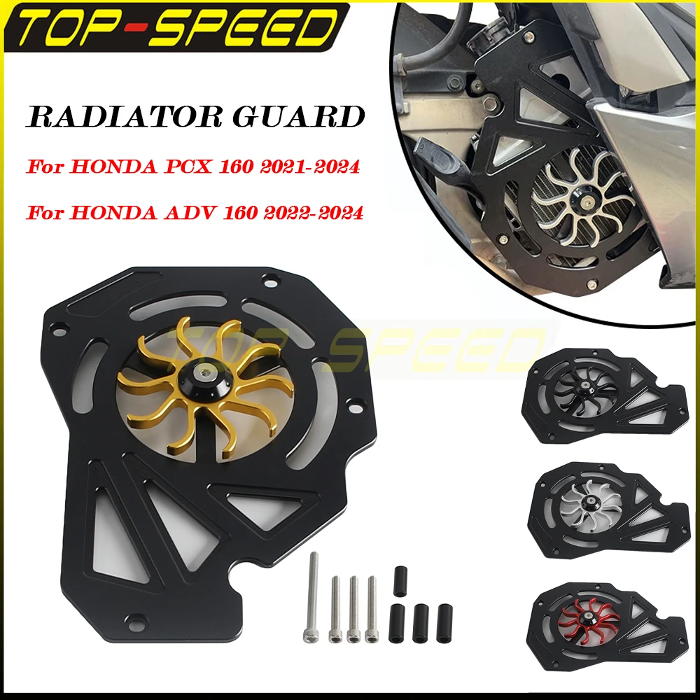 

Radiator Guard Protect Motorcycle Accessories Radiator Guard Grille Cover Protector For Honda PCX 160 2021-2024 ADV160 2022-2024