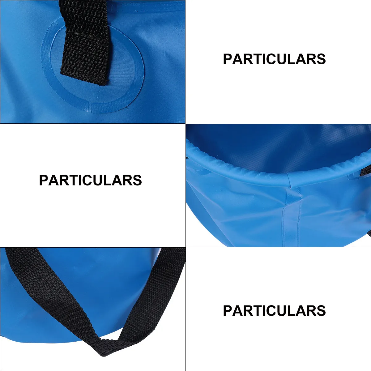 

1Pcs 10L Foldable Outdoor Bucket Waterproof Portable Lightweight Collapsible Bucket for Fishing Camping Hiking Travel Dog Bowl