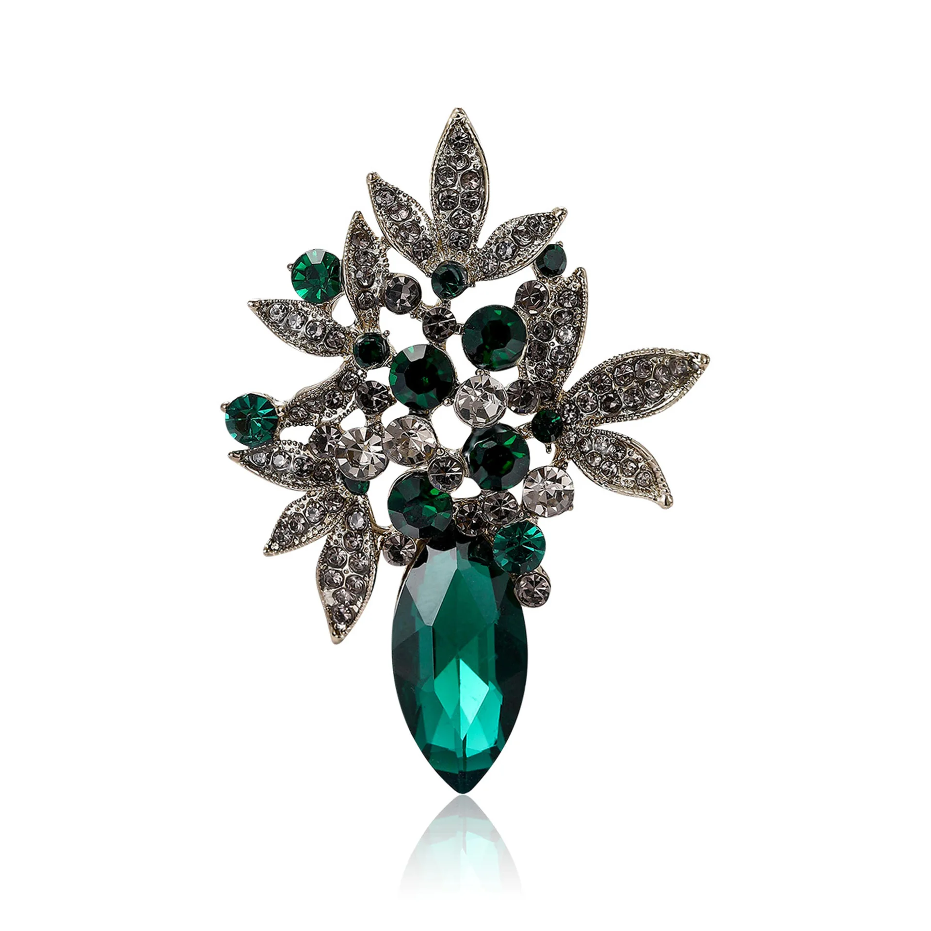 

Creative Small Glass Rhinestone Brooch, Suitable For Both Men And Women, Multi-Color Wedding Party Gift Jewelry Accessories