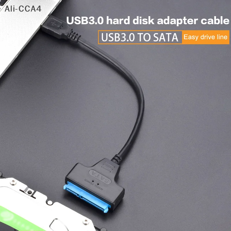 CCA4-SATA To USB 3.0/Type-C/2 In 1 Type-C Cable Up To 6 Gbps For 2.5 Inch External HDD SSD Hard Drive SATA 3 22 Pin Adapter