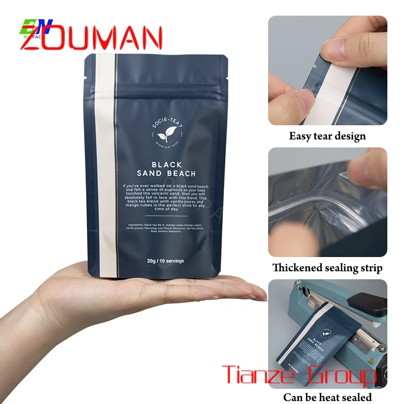 Custom , Custom Bags Side Gusset Moisture Proof Coffee Bag Pouch stand up pouch tea Packaging Bags