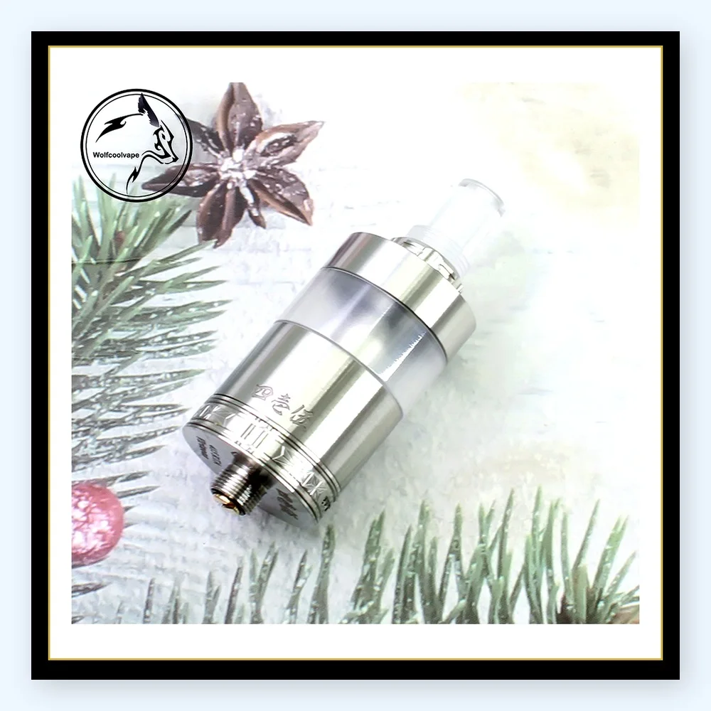 Wolfcoolvape 415 RTA Atomizer 3.3ml - 22mm Virtuous Vape with 316 Stainless Steel Construction