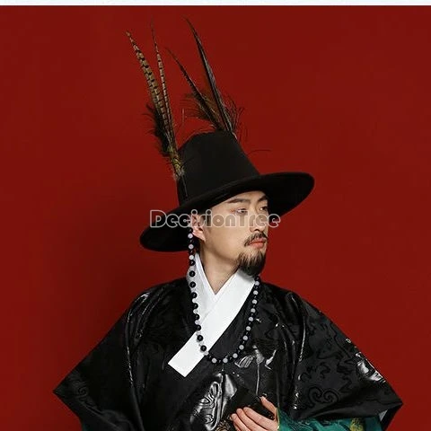 2024 ming dynasty characteristic royal guards flying fish hat precious feathers minister headdress ancient style hanfu accessory