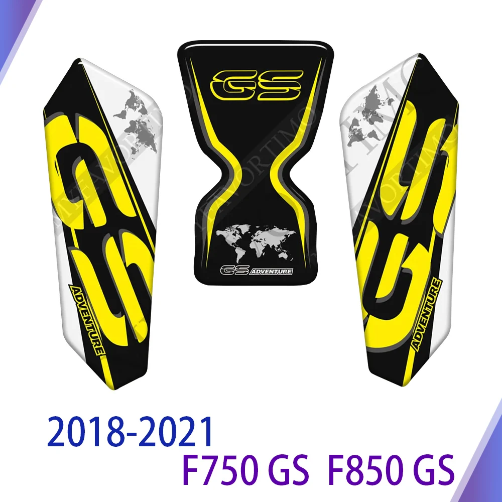 

For BMW F750GS F850GS 2018 2019 2020 2021 Tank Pad Decal Stickers F 750 850 GS GSA Gas Knee Protector Adventure Motorcycle