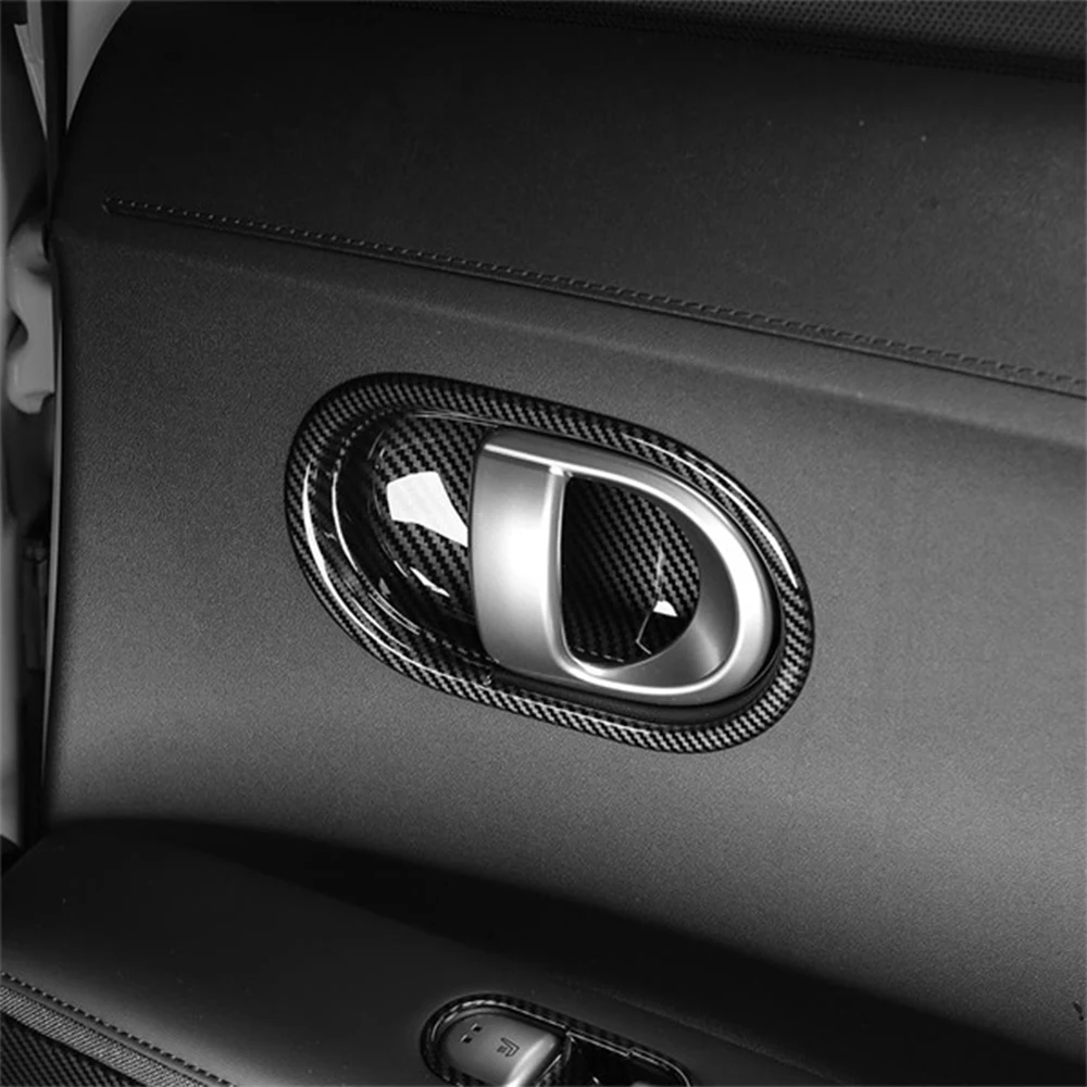Für Hyundai Ioniq 5/Ioniq 5 N 2022-2026 Auto-Tuning Carbon-Faser 4-teilige Innentürgriff-Schalenabdeckung Zierleiste Innenraum-Zubehör