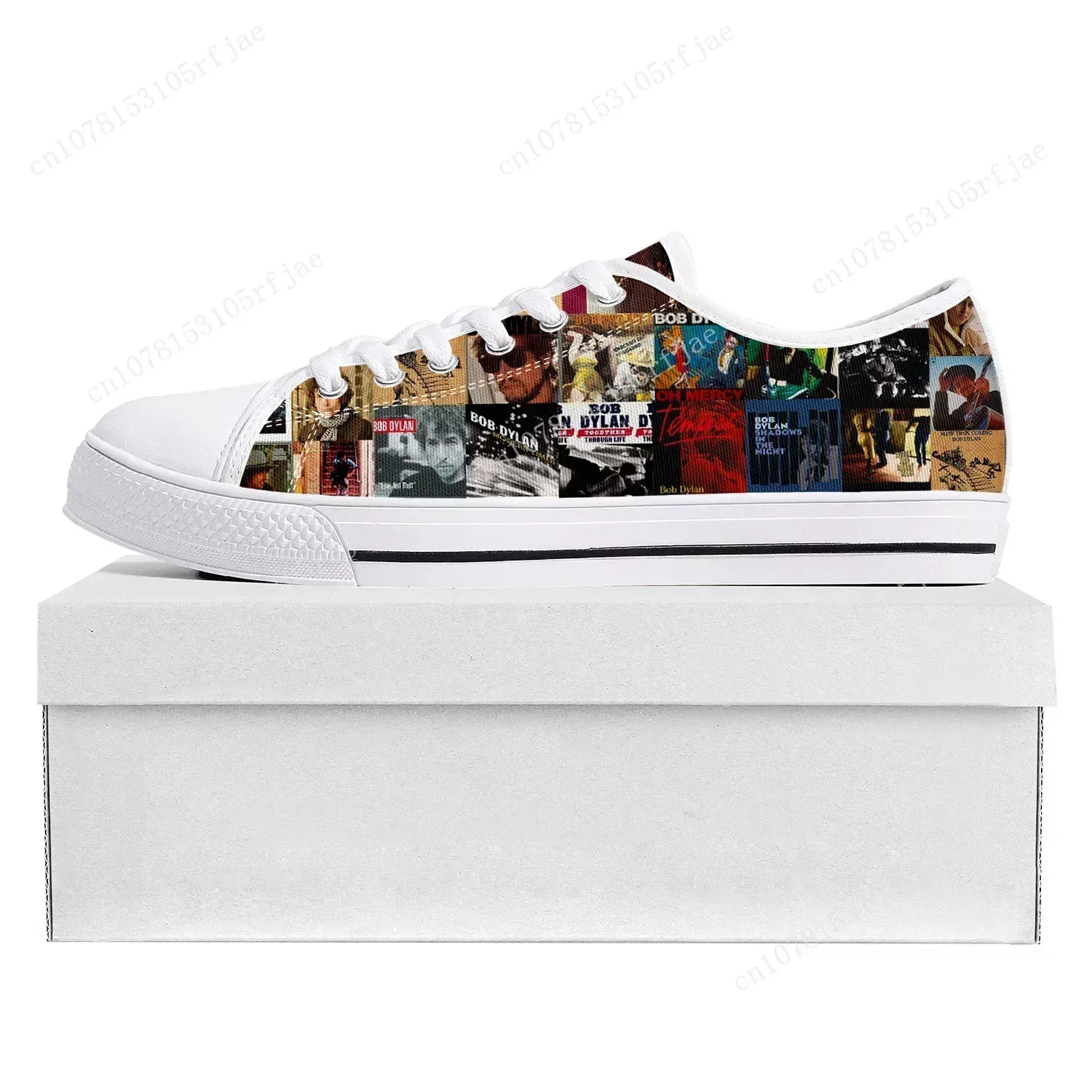 Bob Dylan Rock Singer Songwriter Art Low Top Sneakers Mens Womens Teenager Canvas Sneaker Couple Shoes Custom Shoe