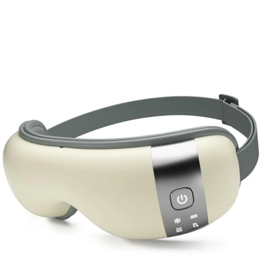 

Ультратихий массажер для глаз с функцией нагрева и охлаждения - белый