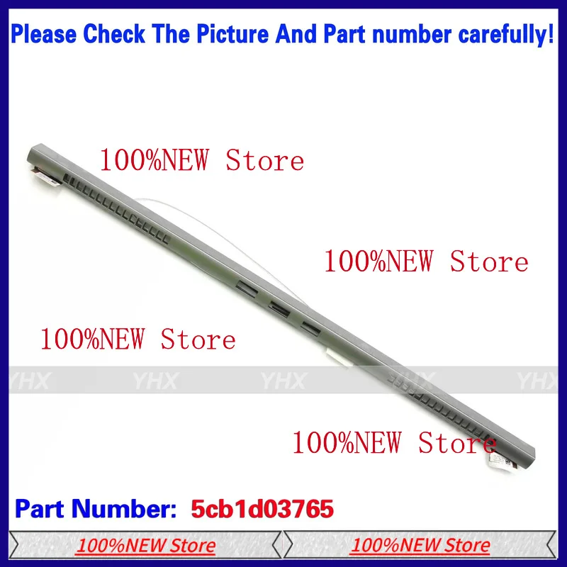 Image of G Neu für Lenovo ThinkBook 16p G2 ACH 20YM Scharnierabdeckung Scharnierstreifen 5CB1D03765