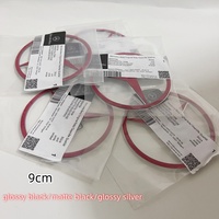 1pcs 9cm ABS Rear Trunk Emblem Badge Sticker For W164 W203 W204 W205 S320 W168 C180 E320 A200 W213 CLA CLK CLS ML Pasted Badge