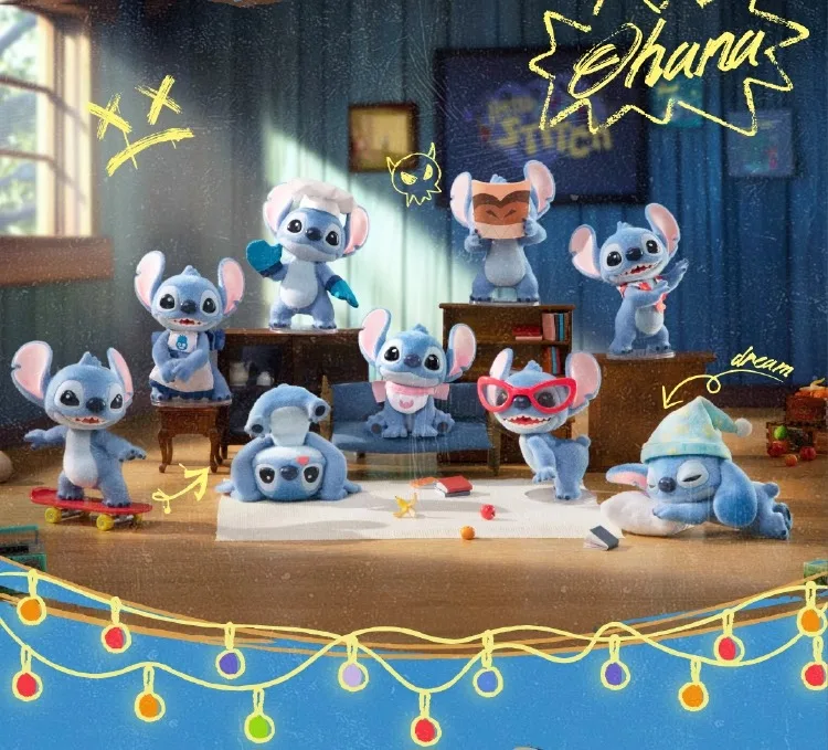 

Disney hello Stitch series blind box cute Stitch peripheral dolls figure ornaments desktop ornaments