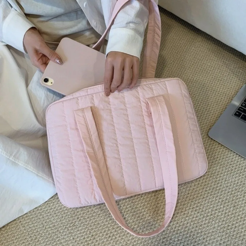 

Многоцелевая сумка через плечо для ноутбука, противоударная сумка для ноутбука большой емкости, застежка-молния, 14-дюймовая защитная сумка для ноутбука