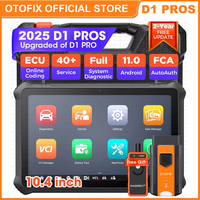 OTOFIX D1 PROS Diagnostic Scanner ECU Coding BiDirectional Control Bluetooth Diagnostic Tools 2 Years Free Update  OBD2 Scanner
