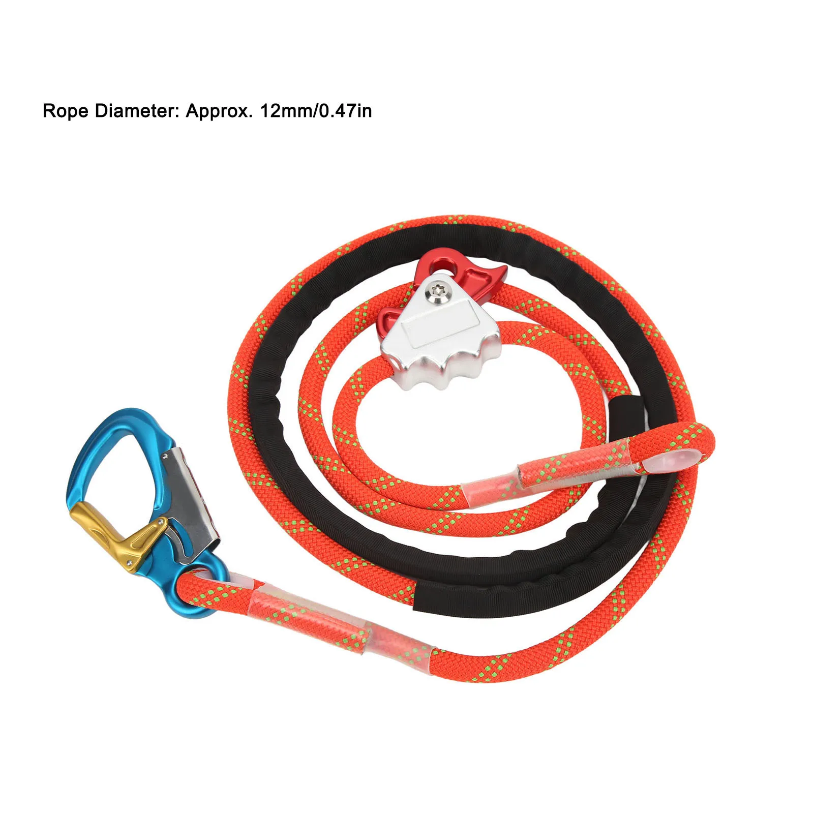 Climbing Safety Lanyard Adjustable Positioning Fall Protection Rope for High Altitude Operation Safety Cord Lanyard Safety Rope