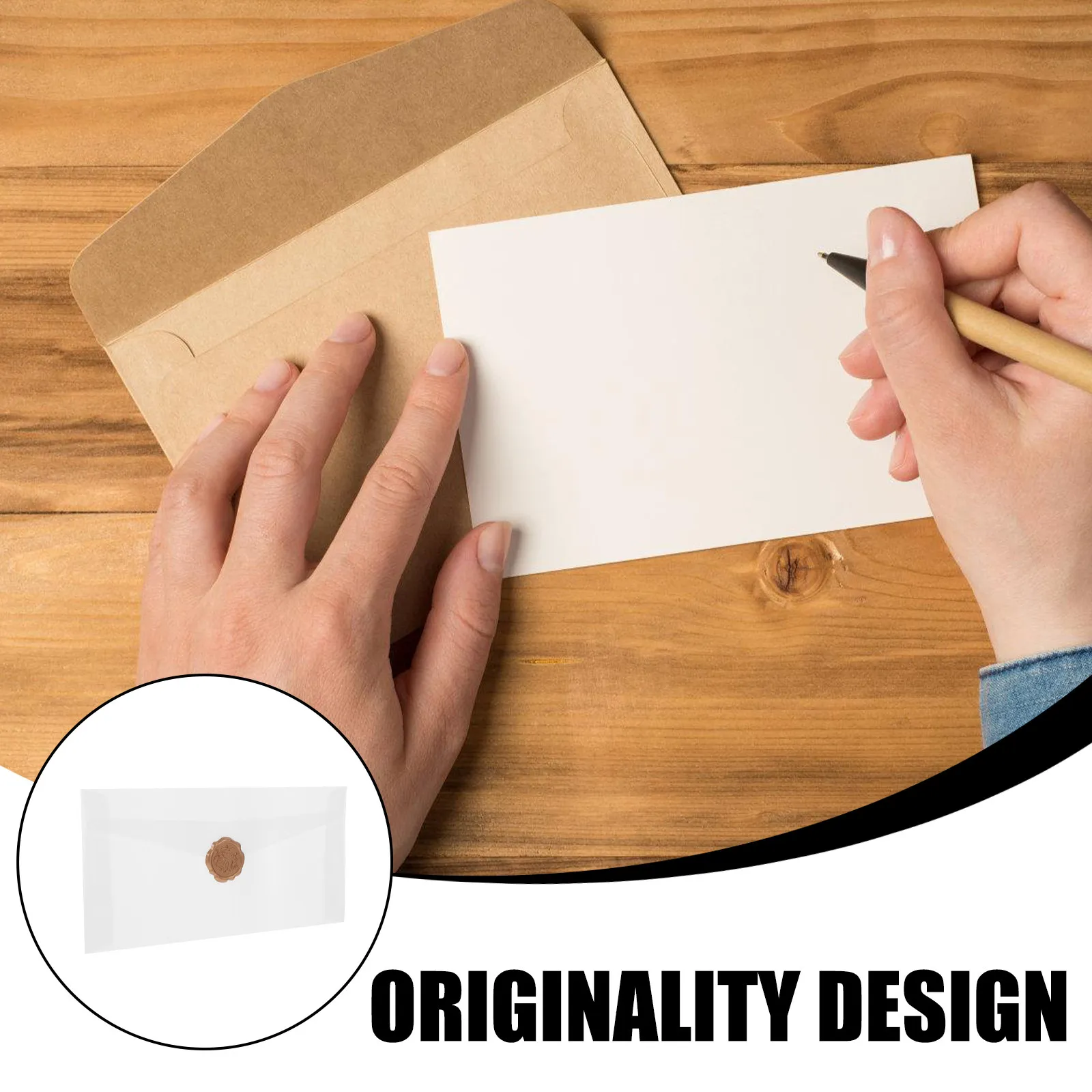 

10 set Translucent Envelopes For Invitation Cards Blank Practical Party Wedding Holiday Greeting Envelopes For Home Office