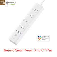 Gosund Smart WIFI Power Strip CP5 Pro Electrical Sockets 65W GAN Fast Charging Record Power Consumption Remote Control Mijia App