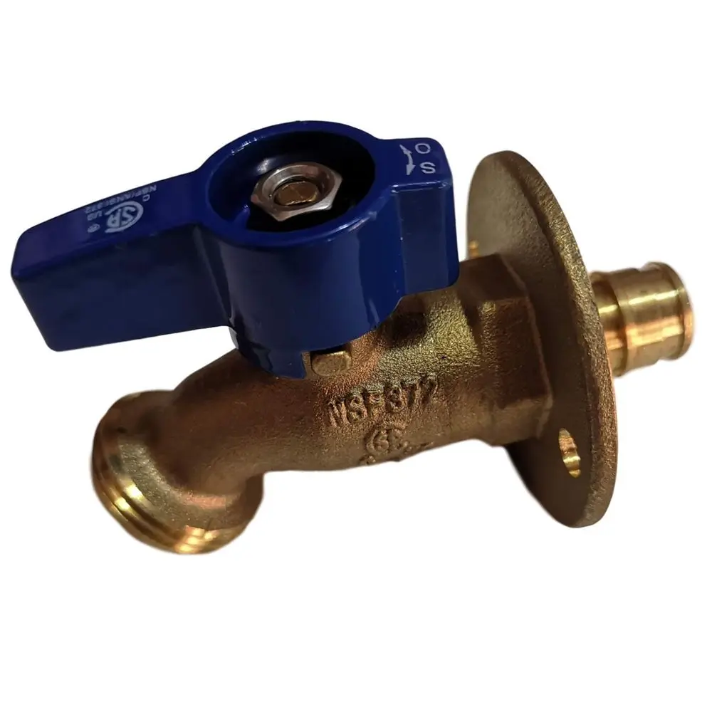 Pieces 1 2 Pex A X 3 4 Garden Hose Threaded Hose Bibb NoKink with Nail Flange, Pex A Expansion Garden Valve, 1 4 Turn