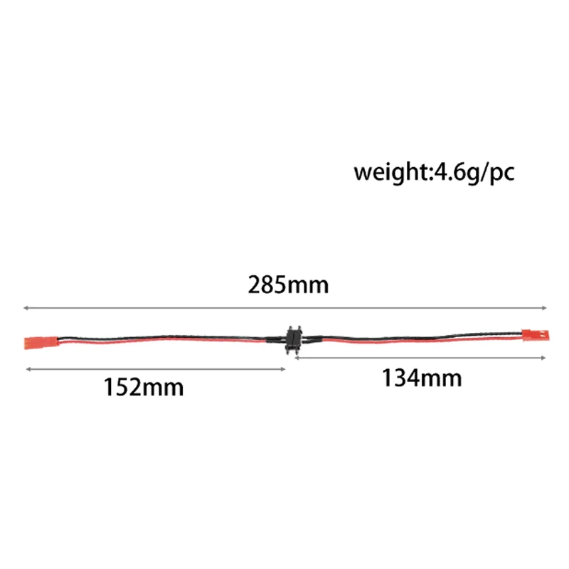 Magnetic RC Car Light Extension Cable - Quick Release Snap-on, Easy Install RC Accessories