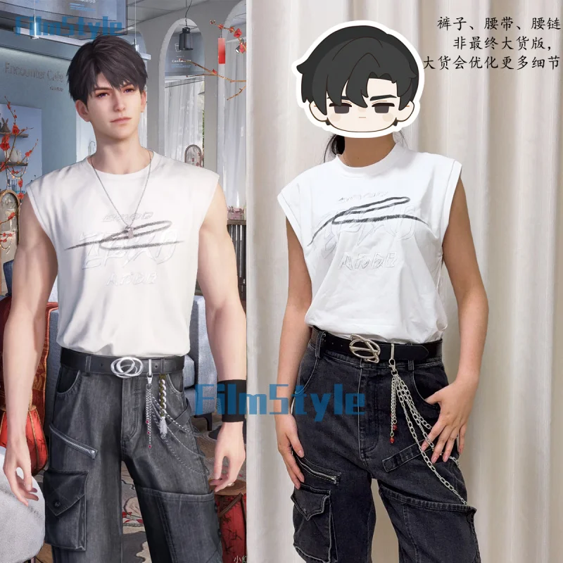 

Love and Deepspace Caleb Cosplay Costume Uniform Halloween Carnival Party Christmas Play Role Clothes Clothing