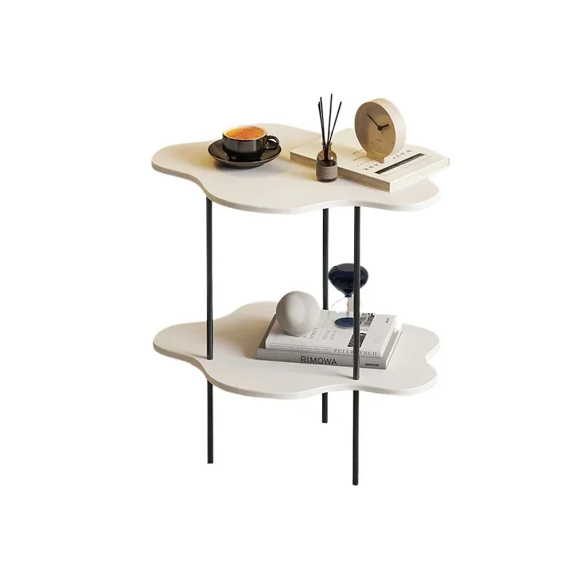 Special-shaped cloud coffee table, side table, light luxury creative minimalist shelf