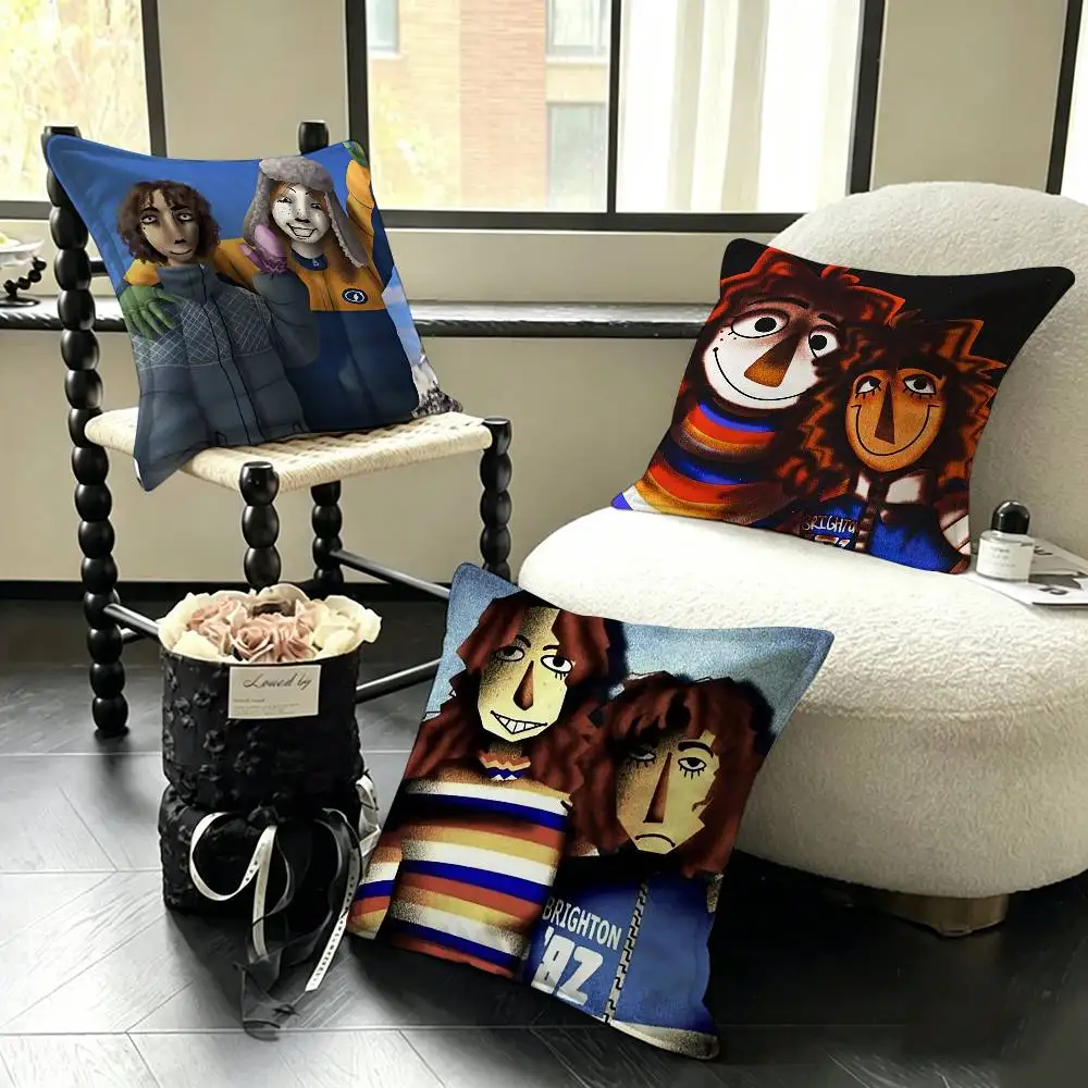 Banny W-Walten F-Files Sophie Walten Various Sizes Square Pillow Case For Car Home Bedchamber Decor