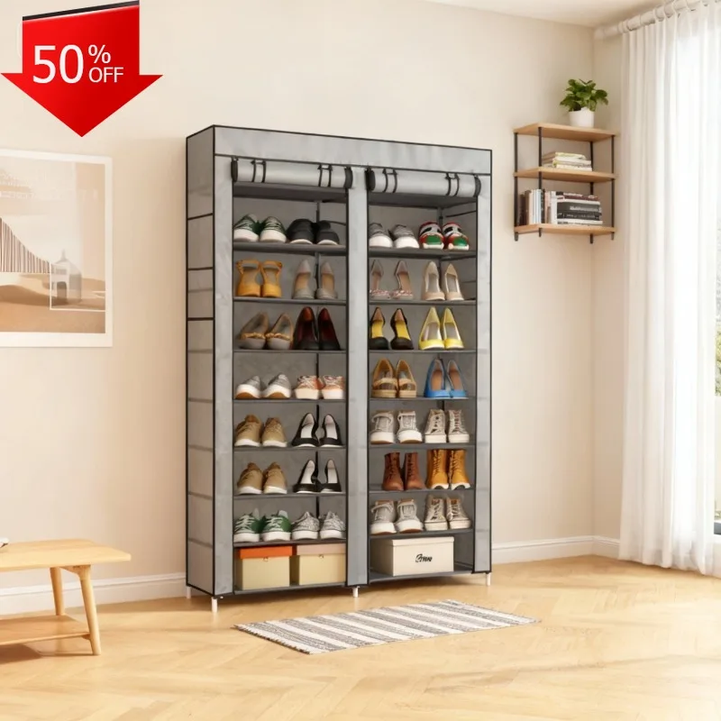 

Shoe Organizer Cabinets Living Room Furniture Home Vertical Shoe Rack Shoes Organizers Storage Locker Crack Shelves Shoerack