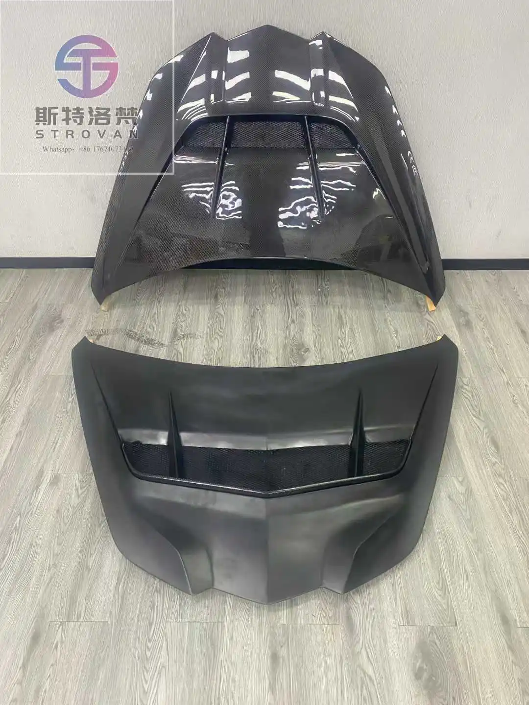 

BTC Factory Price ZR1 Style Carbon Fiber Bonnet for Chevrolet Corvette C8 Front Hood