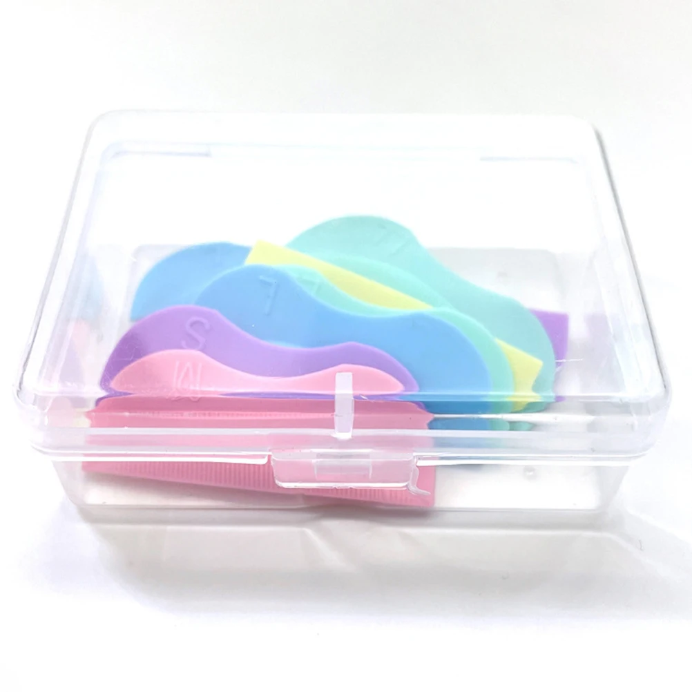 

5 Pairs Eyelash Lift Pads Silicone Reusable Curling Aid Perming Tool for Extensions Fit Most Eye Shapes Long Lasting