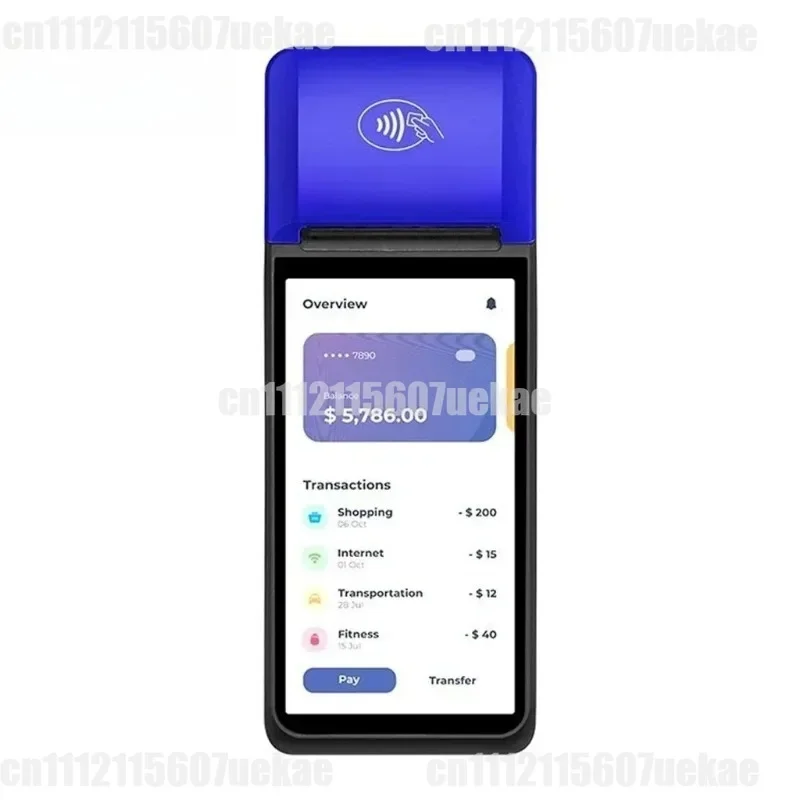 For NB55-S3 5.99 Inch Android POS Terminal, 4G WiFi Bluetooth Mobile Payment Machine for Food Takeaway Shop