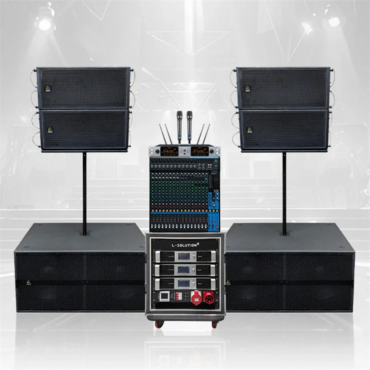 HDL210 & V218LAT 18 inch 2000 watt lijn krachtige array bas subwoofer luidsprekers geluidssysteemapparatuur / versterkers / luidspreker