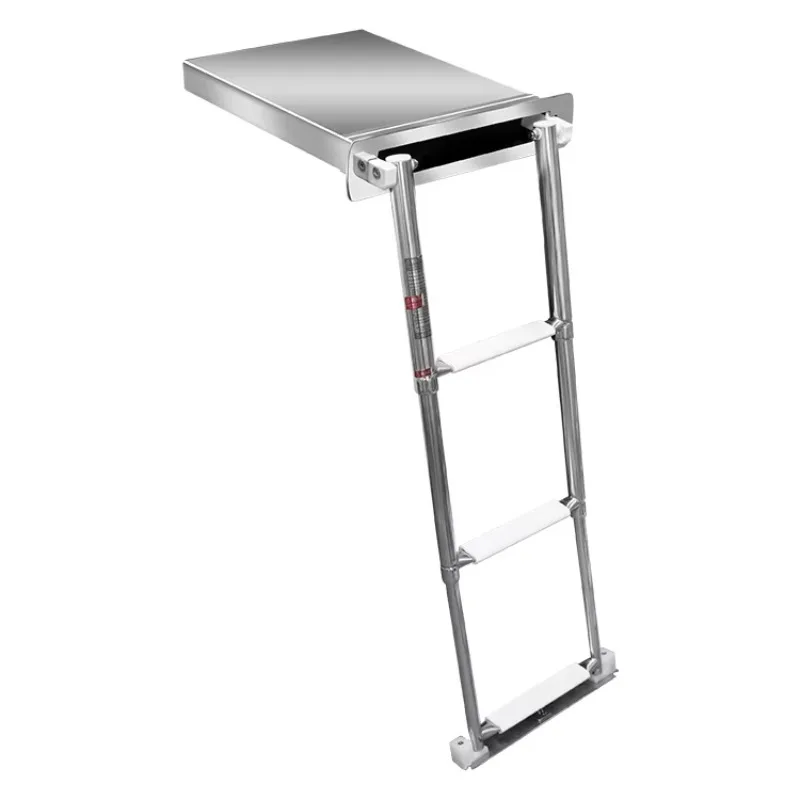 

STLF TANGREN Stainless Steel 3-Step Concealed Box Telescopic Sport Swim Ladder for Boat