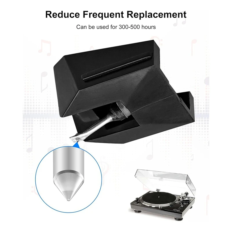 A99E-AT-VMN95E Record Player Needle For Audio-Technica AT-VMN95E Series Stylus, Elliptical Turntable Needle For AT-LP120X