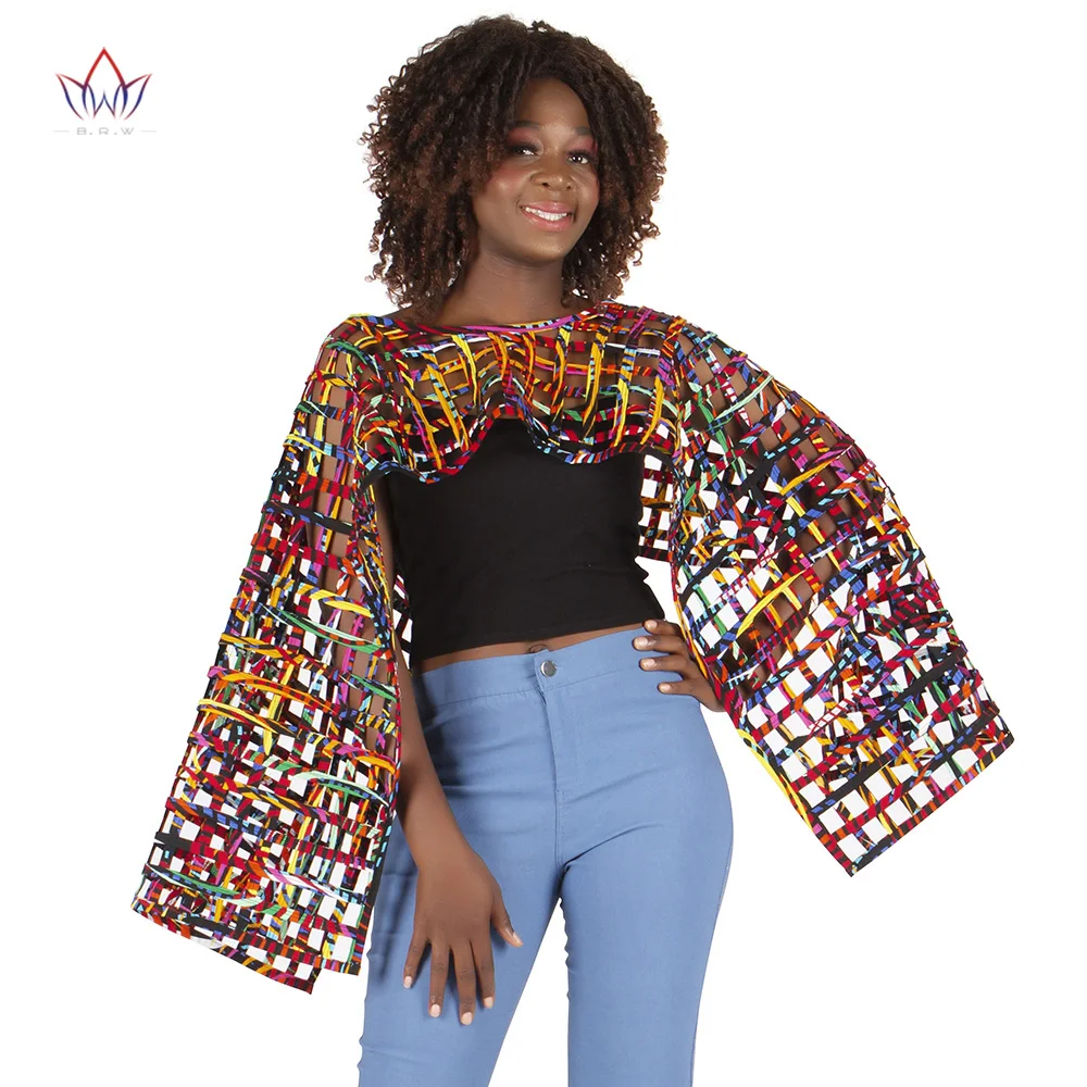 Ankara African Net Necklaces Shawl Collar Women Clothings Accessories African Multistrand Necklace Hademade Jewelry WYb569